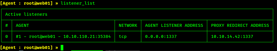 Ligolo startup screen